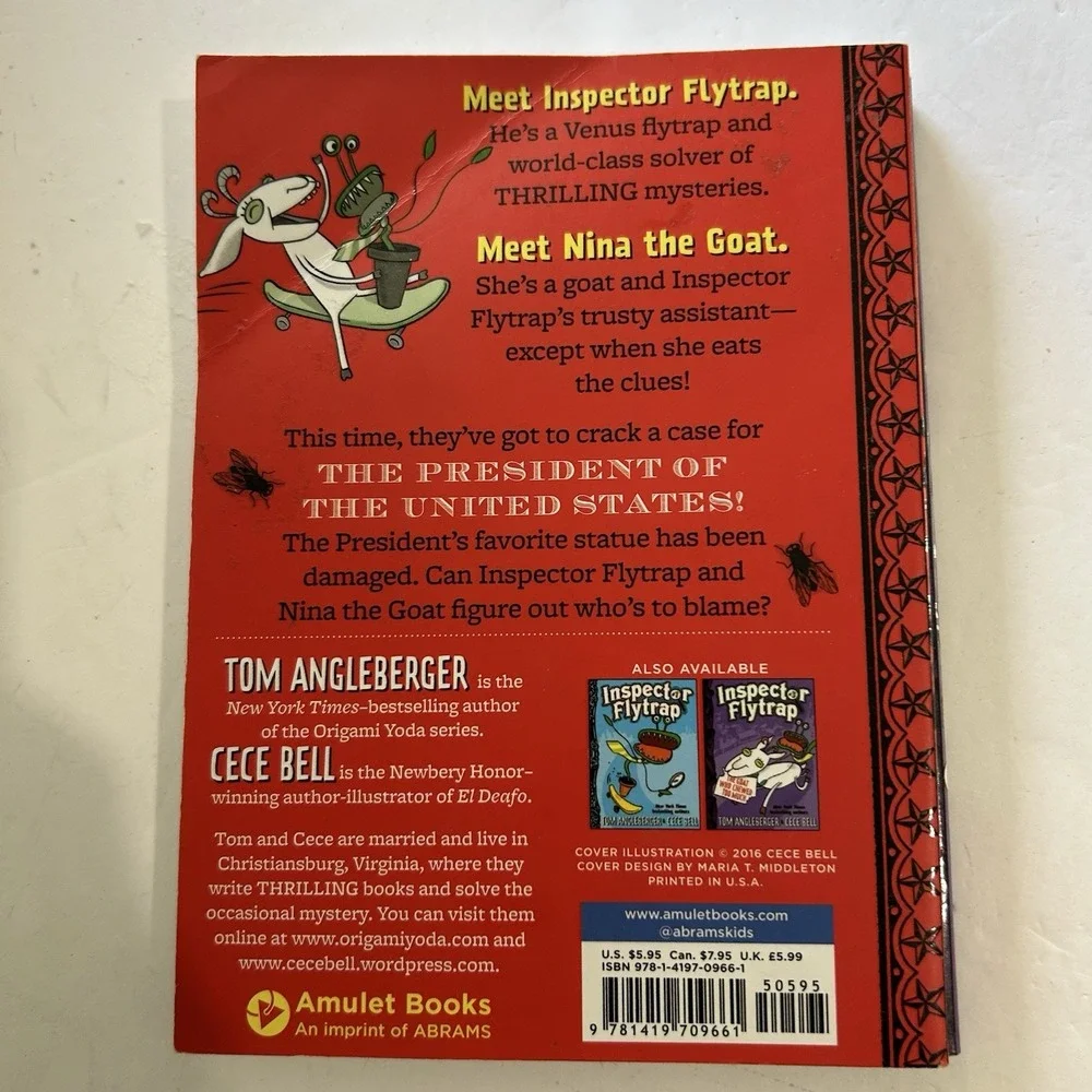 Inspector Flytrap Series All 3 Books in Paperback Young Readers Graphic Novel